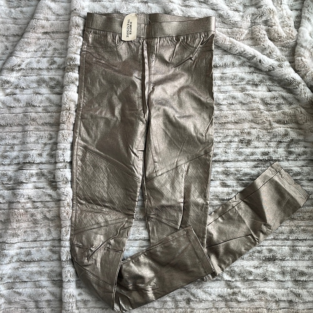 Forever21 Gold Leggings